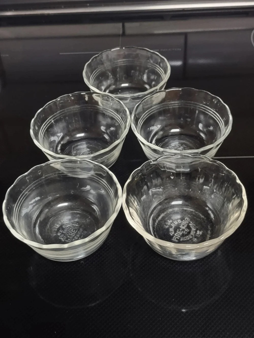 Fire King glass bowls